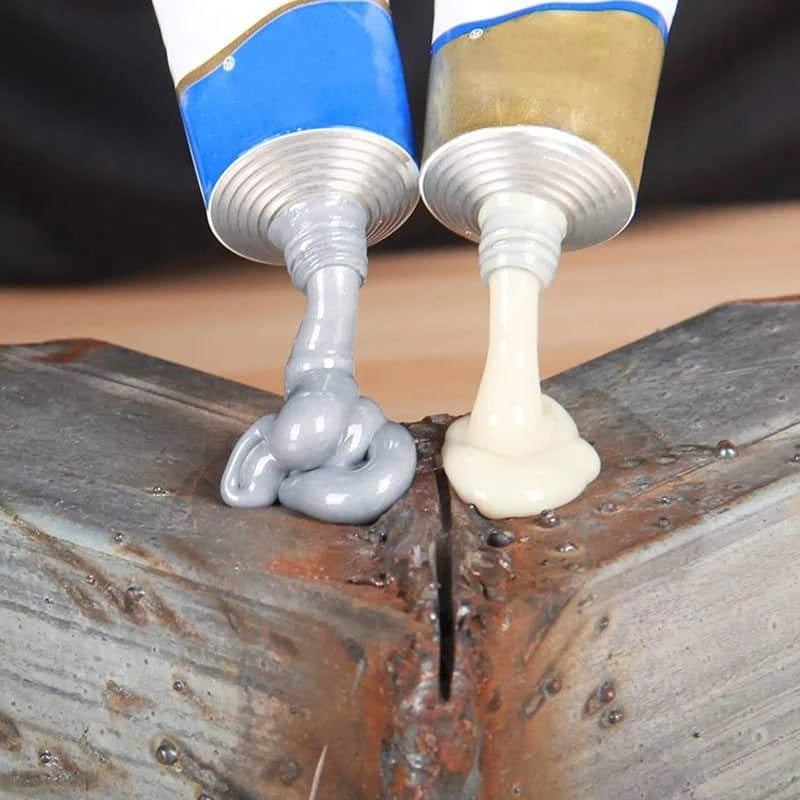 Magic Repair Gel voor metaal - Sterke lijm, set van 2, 100g, gemakkelijk aan te brengen voor staal-, aluminium- en messingreparaties