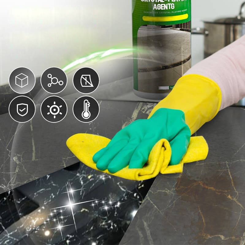 NanoShine steencoating - Instant hoogglans afwerking voor marmer, graniet en meer