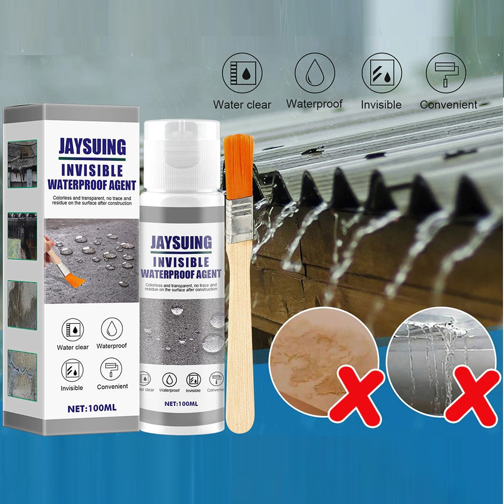 Krachtig waterdicht afdichtingsmiddel en kit voor huishoudelijk en industrieel gebruik - 100 ml, gemakkelijk aan te brengen, sneldrogend