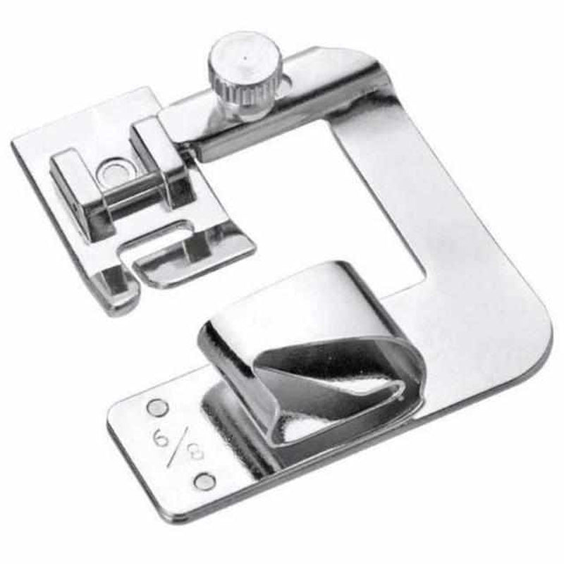 Brede rolzoomvoet-set - 3 roestvrijstalen maten voor perfecte zomen - compatibel met de meeste huishoudnaaimachines