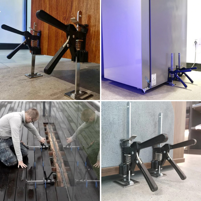 Arbeidsbesparend hefgereedschap voor zware voorwerpen - 260 kg draagvermogen, 25 cm hefhoogte, antisliphandgrepen