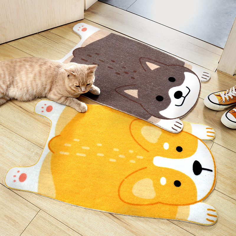 Pawprints Animal Mat – Cute Non-Slip Floor Mat for Cozy, Safe Living Spaces with Easy-Care Design