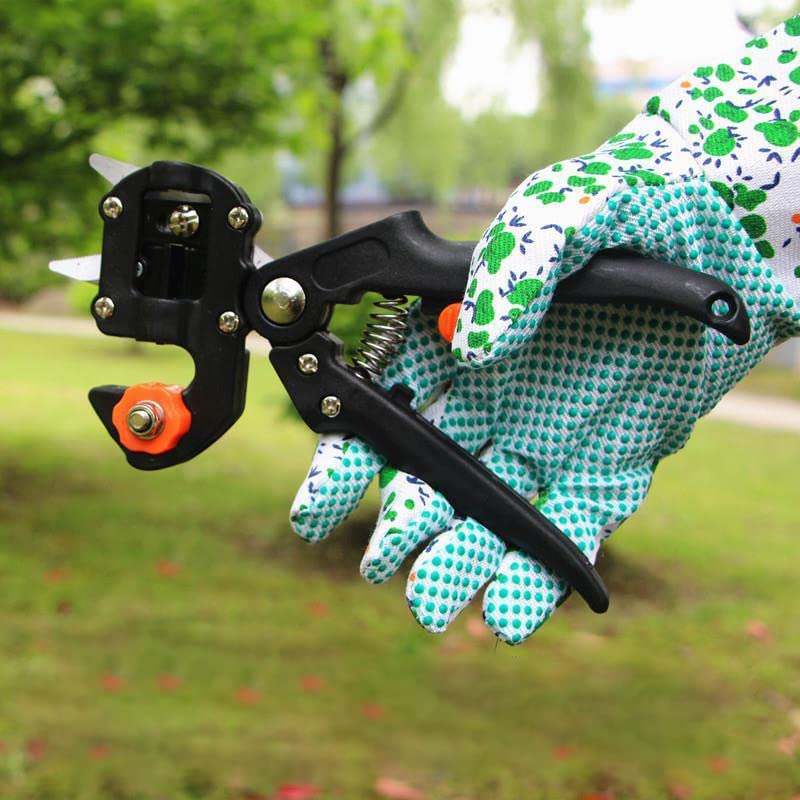 Tuinsnoei- en entschaarenset met verwisselbare messen van koolstofstaal - Ergonomisch ontwerp, inclusief compacte gereedschapstas
