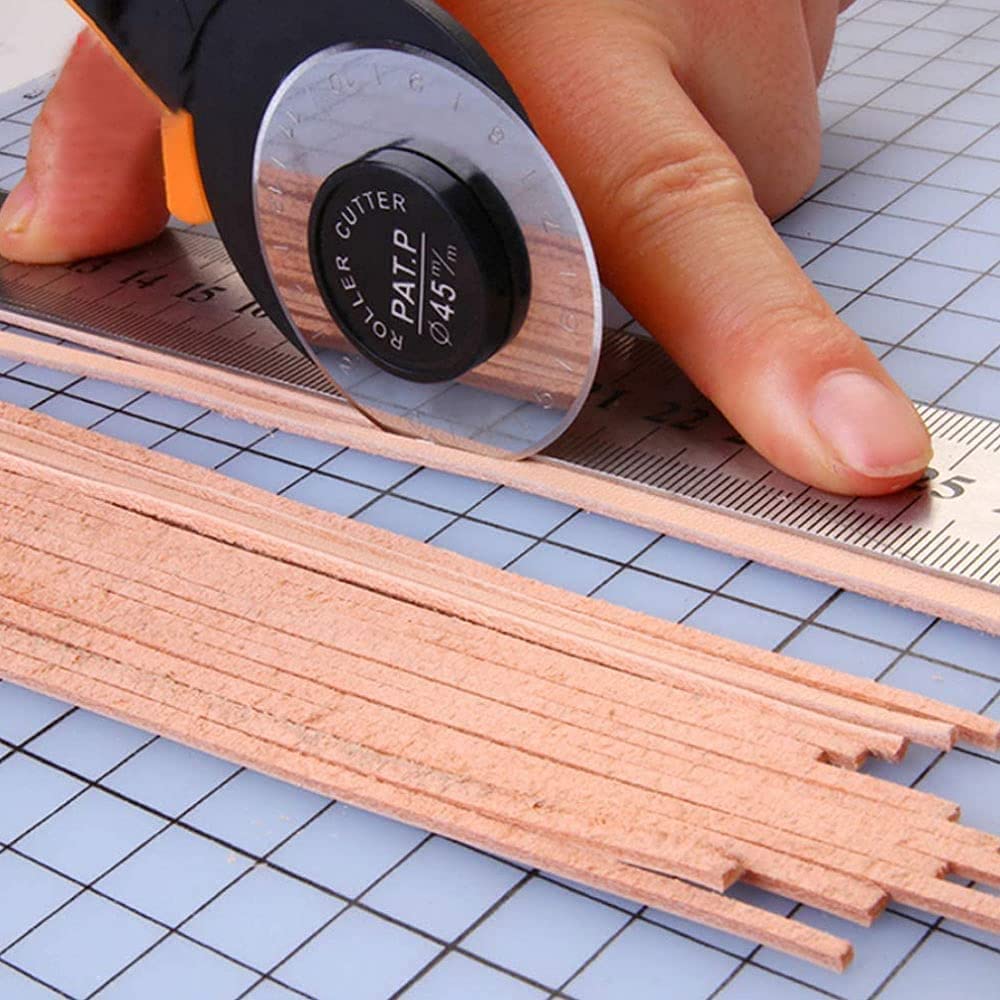 Ultra-scherpe roterende stofsnijder met ergonomisch ontwerp - precisie snijgereedschap voor naaien en doe-het-zelf projecten