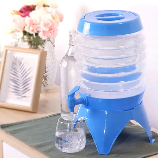 Opvouwbare watertank - 5,5 liter draagbaar BPA-vrij reservoir voor kamperen en buitenactiviteiten