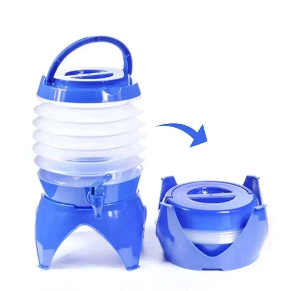 Opvouwbare watertank - 5,5 liter draagbaar BPA-vrij reservoir voor kamperen en buitenactiviteiten