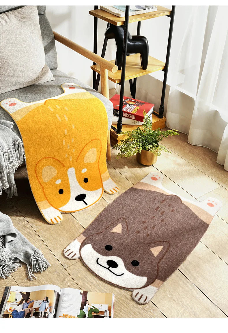 Pawprints Animal Mat – Cute Non-Slip Floor Mat for Cozy, Safe Living Spaces with Easy-Care Design