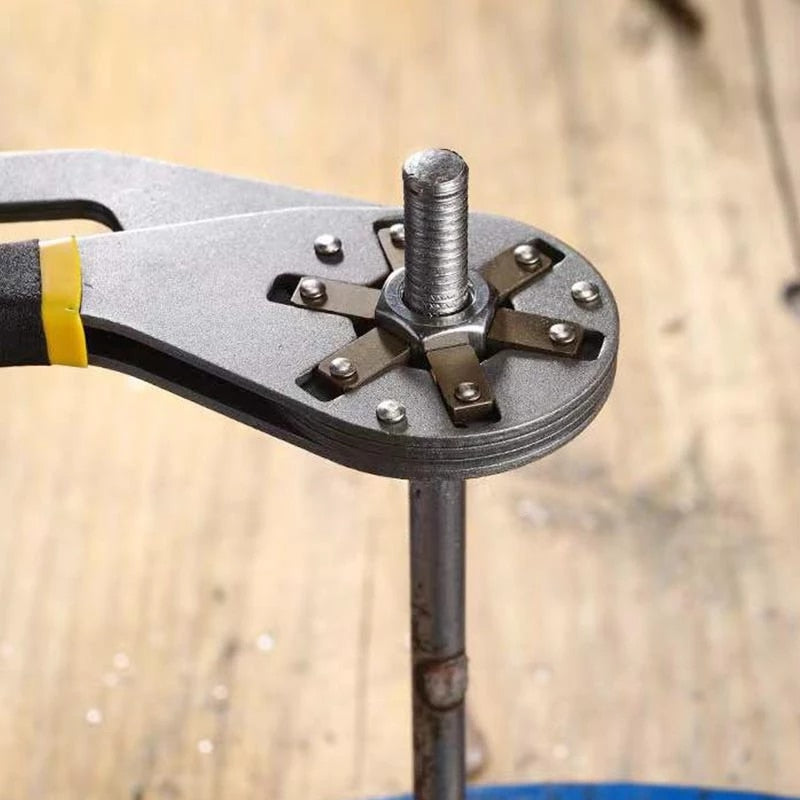 Verstelbare momentsleutel - Ergonomisch Multi-Size gereedschap voor thuis en professioneel gebruik, Koolstofstaal, 6-20mm klembereik