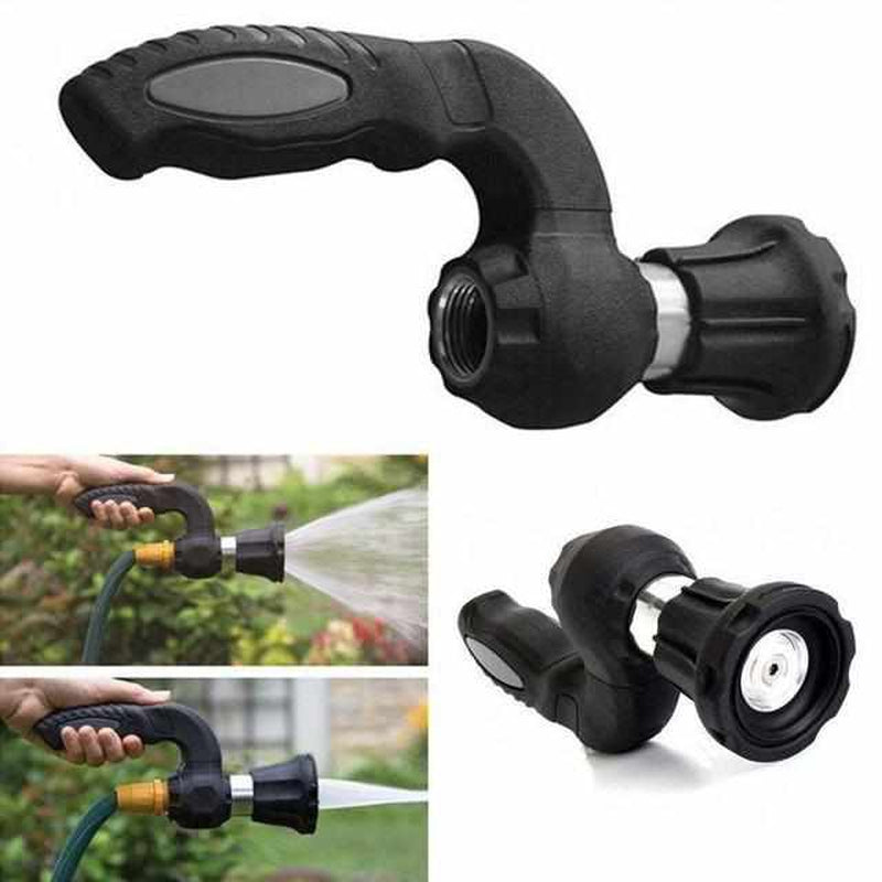 Ergonomische tuinsproeikop met instelbare waterstraal en nevelinstellingen - duurzaam roestvrij staal en rubberen handvat