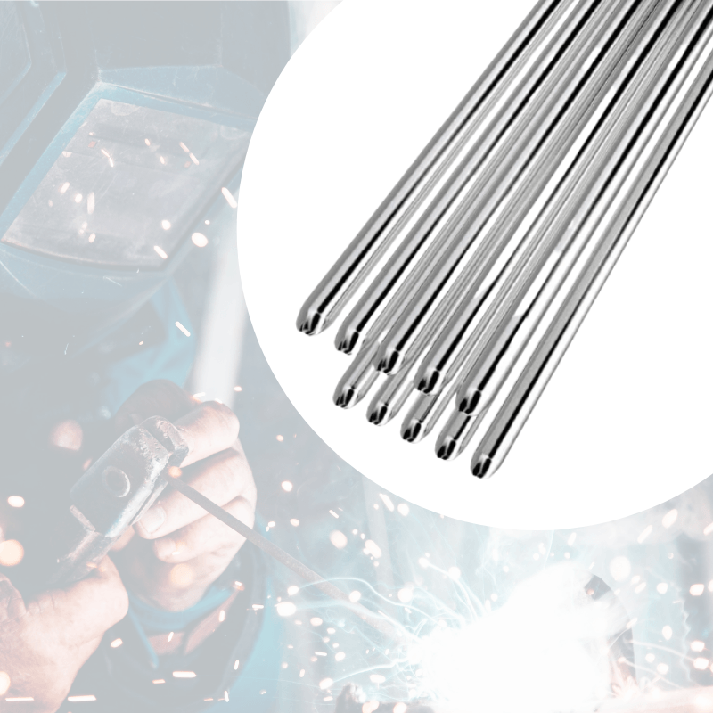 Aluminium lasstaven - 50cm lengte, 2mm diameter, eenvoudig te gebruiken voor sterke corrosiebestendige metaalverbindingen