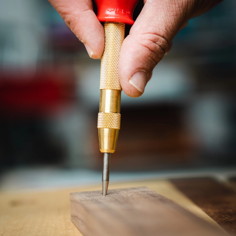 Precisieboorgereedschap - Ergonomisch markeergereedschap van hogesnelheidsstaal voor nauwkeurige plaatsing van gaten