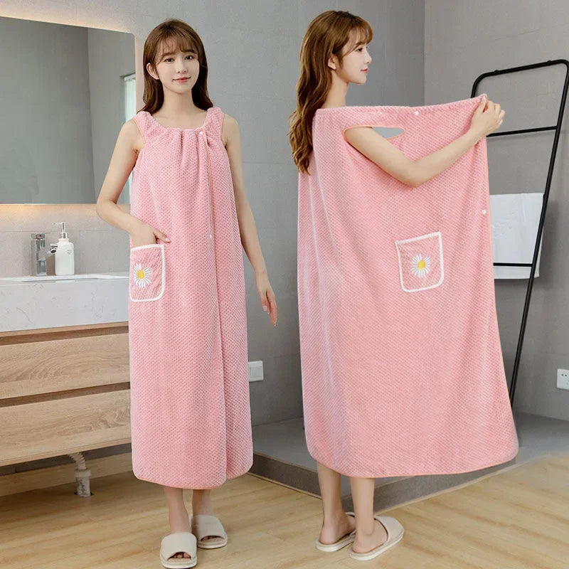 Practical Women's Bath Towel – Quick-Drying, Lightweight, and Portable for Home, Travel, Beach, or Gym Use