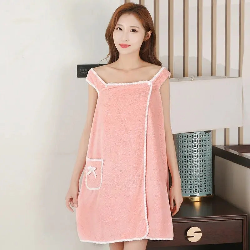 Portable Women's Bathing Towel – Quick-Drying, Stylish and Lightweight Towel for Beach, Spa, and Fitness