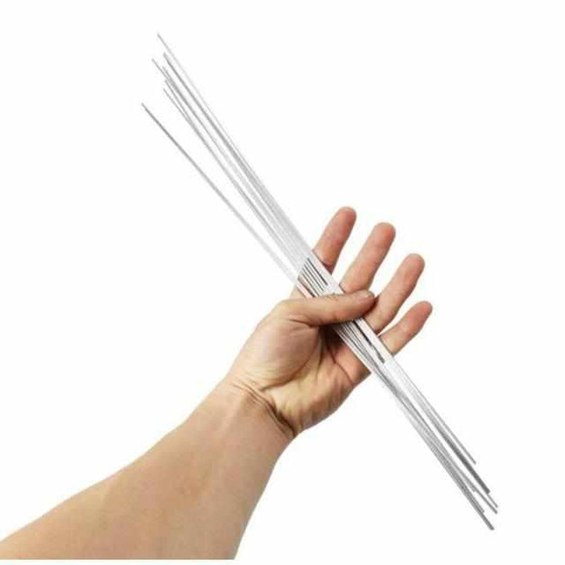 Aluminium lasstaven - 50cm lengte, 2mm diameter, eenvoudig te gebruiken voor sterke corrosiebestendige metaalverbindingen