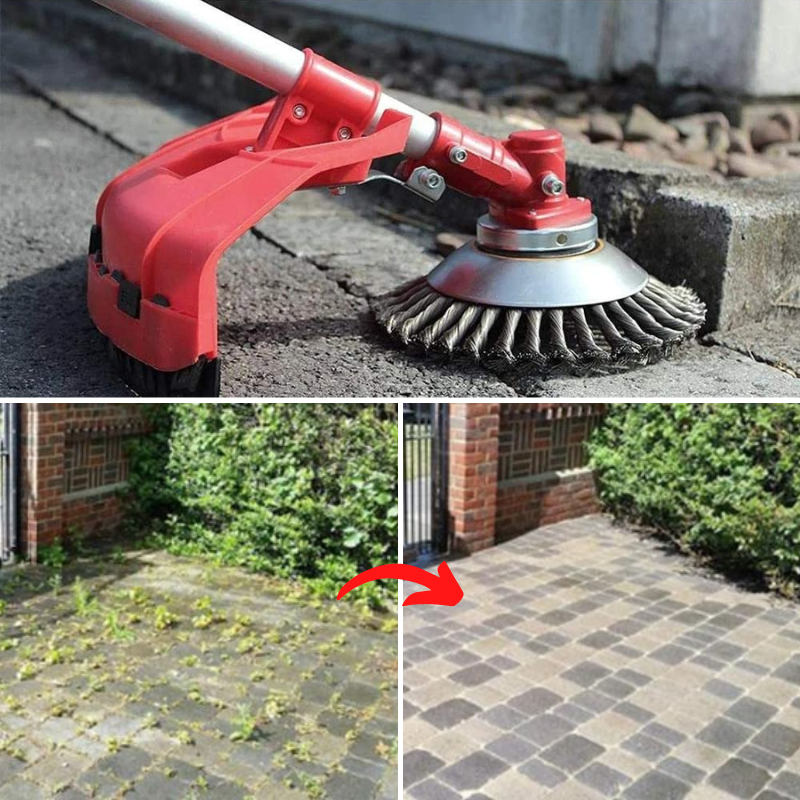 Onbreekbaar draadtrimmermes voor eenvoudig onkruid wieden - Duurzaam stalen snijgereedschap, compatibel met de belangrijkste trimmermerken, 15 cm & 20 cm
