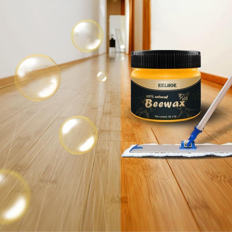 Natuurlijke bijenwas voor houtpolish - Geeft glans terug, beschermt oppervlakken, 80g - Ideaal voor meubels en vloeren