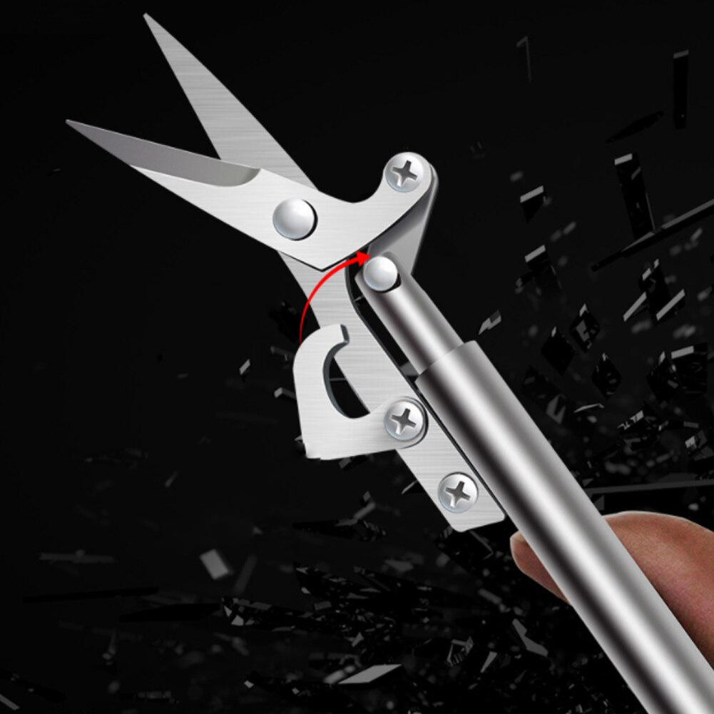 Ergonomische snoeischaar met koolstofstaalblad - snoeigereedschap voor efficiënt knippen met één hand