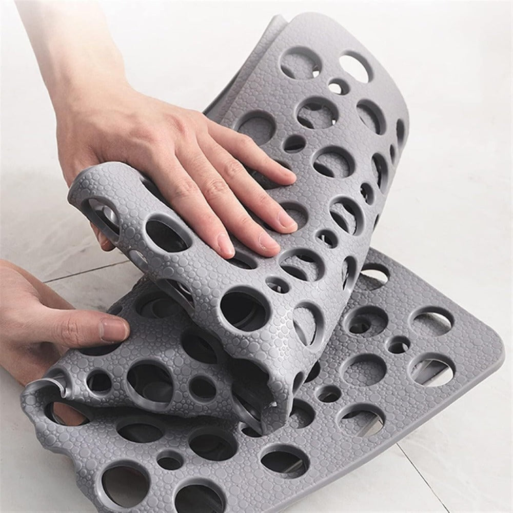 Luxury Anti-Slip Shower Mat – Hygienic, Mold-Resistant Bath Mat with Strong Suction Cups and Quick-Drainage Design