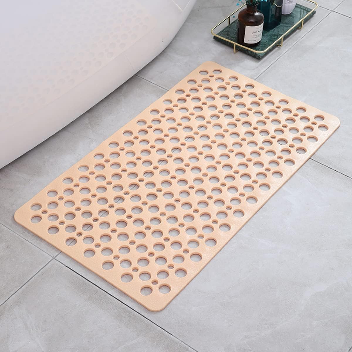 Luxury Anti-Slip Shower Mat – Hygienic, Mold-Resistant Bath Mat with Strong Suction Cups and Quick-Drainage Design