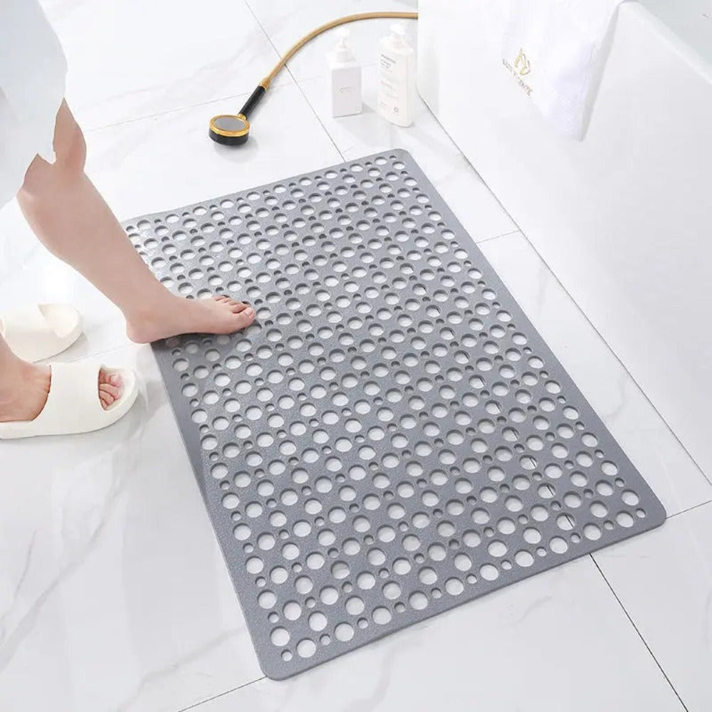 Luxury Anti-Slip Shower Mat – Hygienic, Mold-Resistant Bath Mat with Strong Suction Cups and Quick-Drainage Design