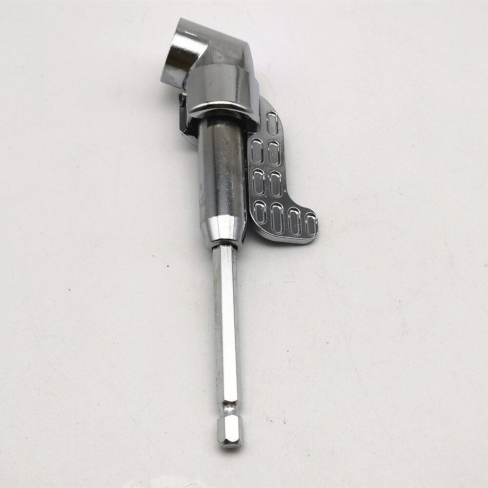 Hoekbooradapter - 105° hoek toegangshulpmiddel voor krappe ruimtes, chroom-vanadium-staal, compatibel met boren en schroevendraaiers