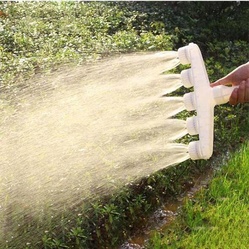 Verstelbare tuinsproeier met 3 of 5 sproeikoppen - ABS Plastic Besproeiingssysteem voor Gezonde Planten
