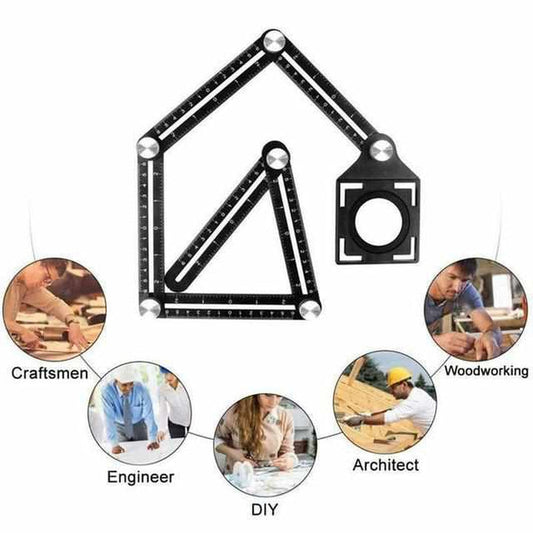 Angle-izer 2.0 - Multi-Hoekmeetgereedschap voor nauwkeurige sjablonen