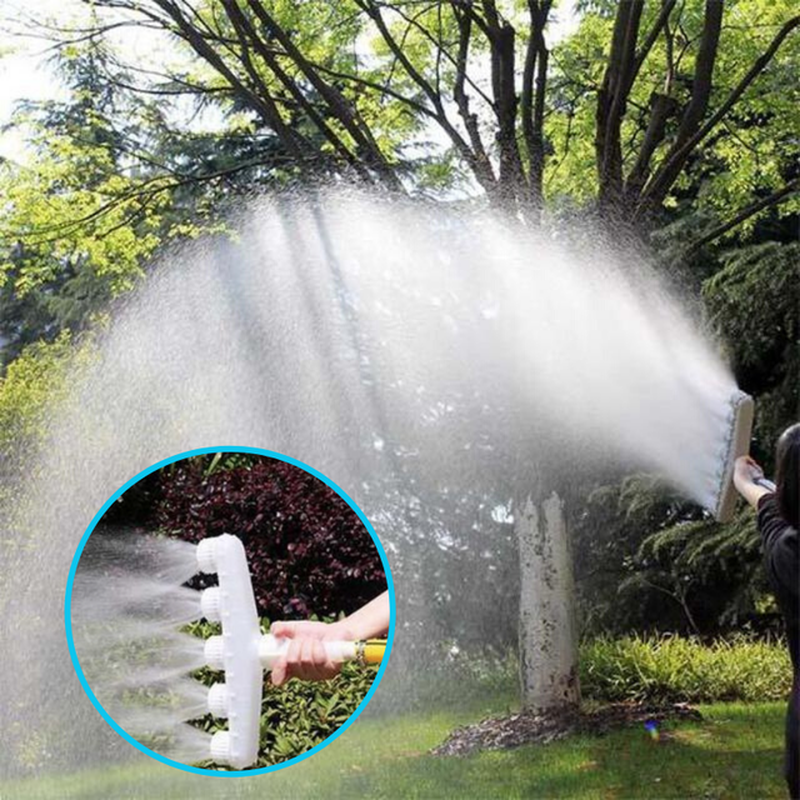 Verstelbare tuinsproeier met 3 of 5 sproeikoppen - ABS Plastic Besproeiingssysteem voor Gezonde Planten