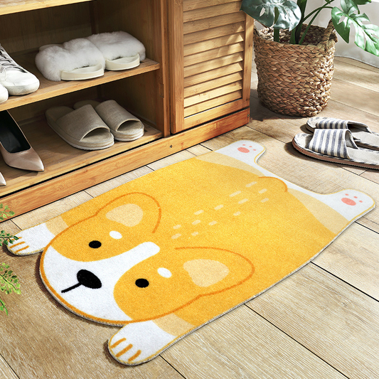 Pawprints Animal Mat – Cute Non-Slip Floor Mat for Cozy, Safe Living Spaces with Easy-Care Design