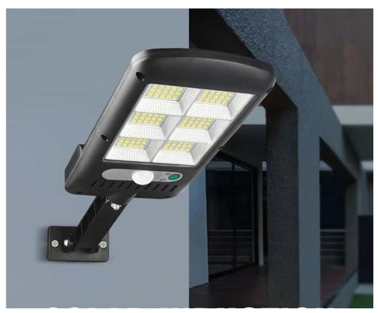 SolarBright Tuinlamp met bewegingssensor - Draadloze IP65 LED-buitenverlichting met afstandsbediening & 6000K koelwitte verlichting