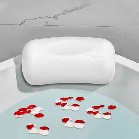 AquaCloud Premium Bath Pillow – Ergonomic Neck and Head Support for Spa-Like Relaxation at Home