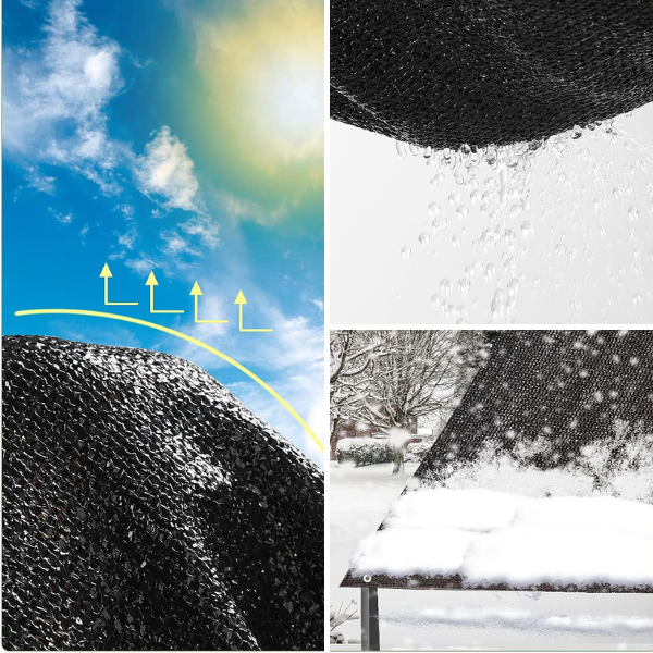 Instant Shade Zonnescherm - Weerbestendige buitenluifel met 90% UV-bescherming voor tuin, zwembad en auto