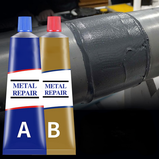 Magic Repair Gel voor metaal - Sterke lijm, set van 2, 100g, gemakkelijk aan te brengen voor staal-, aluminium- en messingreparaties