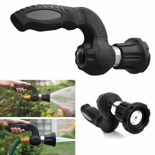 Ergonomische tuinsproeikop met instelbare waterstraal en nevelinstellingen - duurzaam roestvrij staal en rubberen handvat