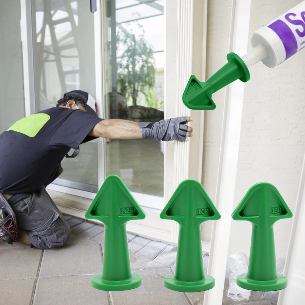 Silicone Instant Spray Tool Set met 3 mondstukken voor eenvoudig afdichten en gladmaken - herbruikbaar en gebruiksvriendelijk
