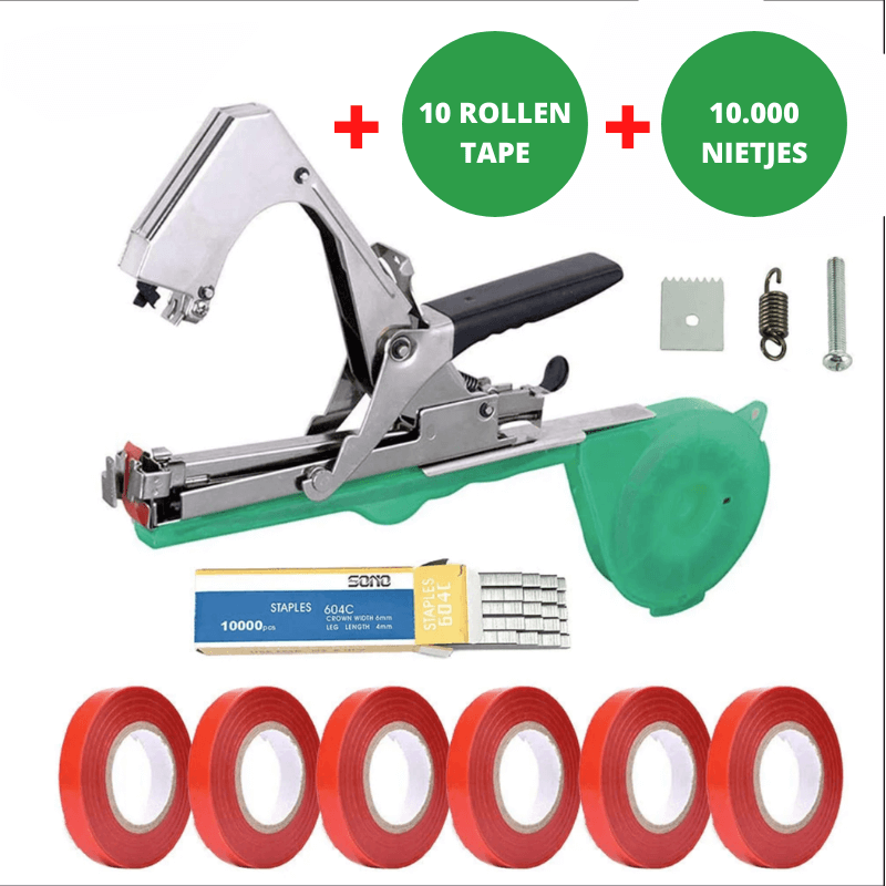 Duurzame set plantensteunen met bindband voor klimplanten en groenten - eenvoudig te gebruiken, weerbestendig