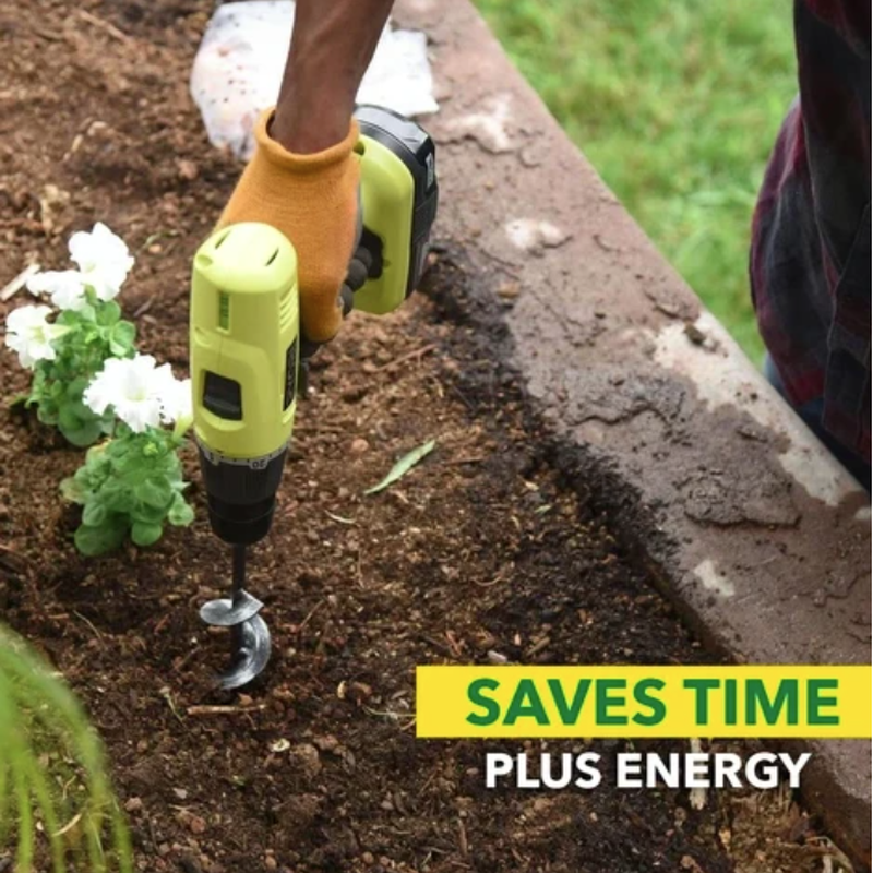 Efficiënte grondboor voor het installeren van planten en hekken - Koolstofstaalconstructie, 45cm grootteoptie