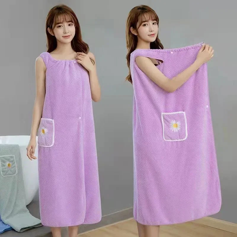 Practical Women's Bath Towel – Quick-Drying, Lightweight, and Portable for Home, Travel, Beach, or Gym Use
