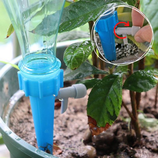 Automatische plantendruppelaar - Milieuvriendelijk zelfbewateringssysteem voor binnen en buiten, instelbare watertoevoer voor 5-15 dagen