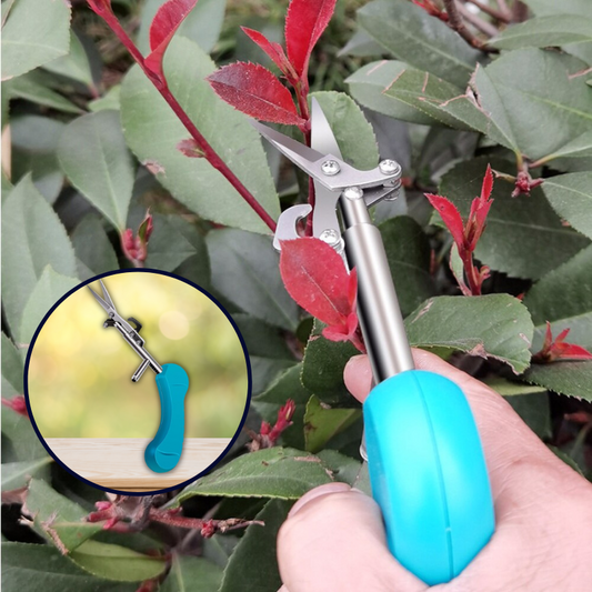Ergonomische snoeischaar met koolstofstaalblad - snoeigereedschap voor efficiënt knippen met één hand