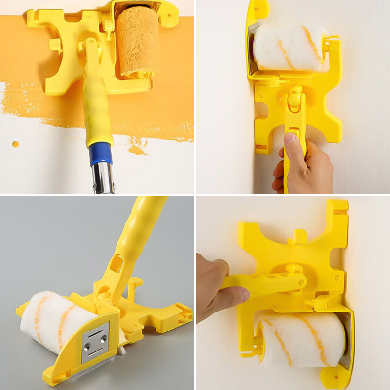 Easy Rand Verfroller met Gepatenteerd Randafdichtingssysteem - Professionele Afwerking voor Alle Oppervlakken, Lichtgewicht en Ergonomisch Ontwerp