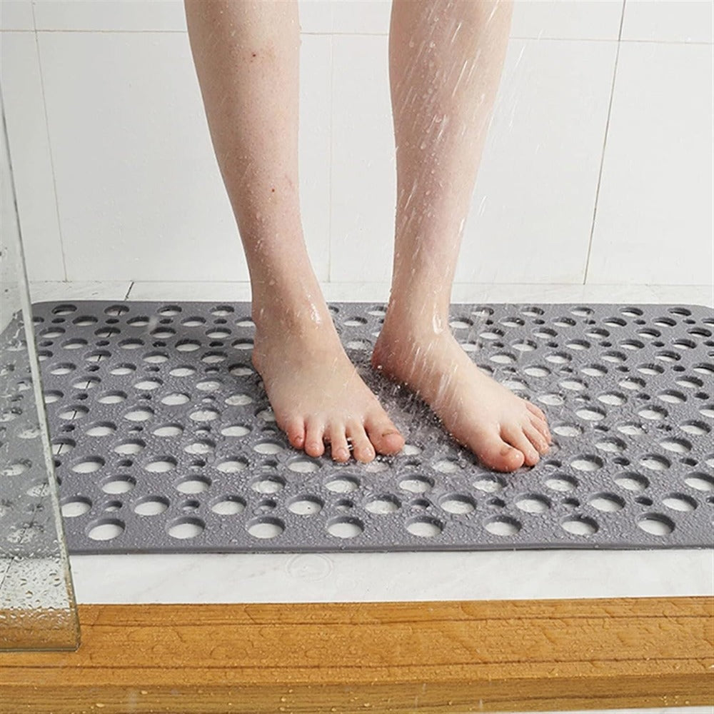 Luxury Anti-Slip Shower Mat – Hygienic, Mold-Resistant Bath Mat with Strong Suction Cups and Quick-Drainage Design